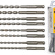 Sds+ Borrset 8 delar: 2* 67810*160mm