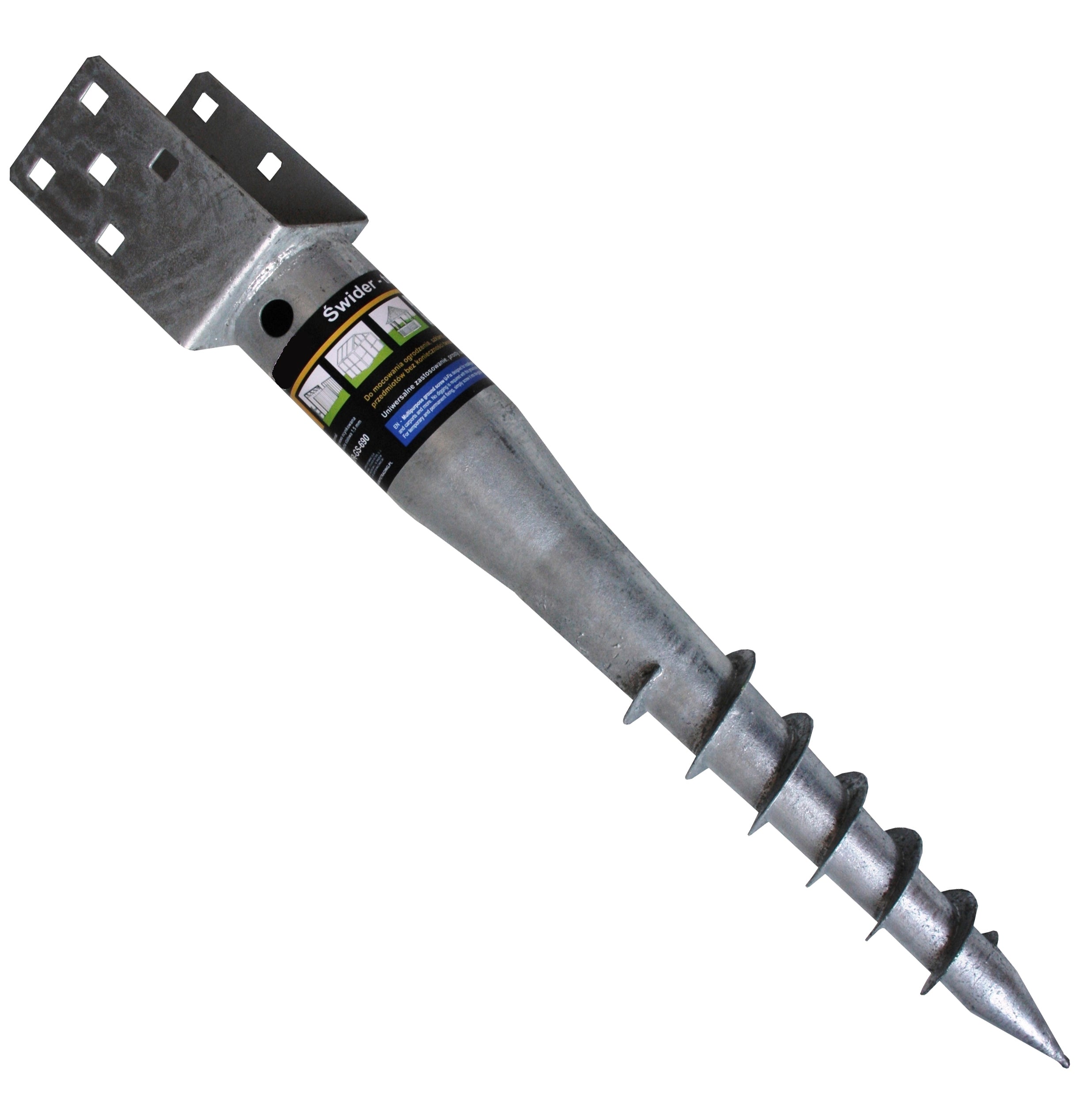 Screwed-in Pole Base - Earth Sleeve U 70*685