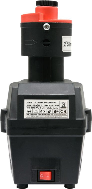 Drill Sharpener 3-16mm 70w 2 Attachments And Discs