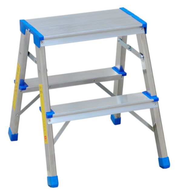 Rebríková skladacia stolička 45 cm 1 schod + plošina