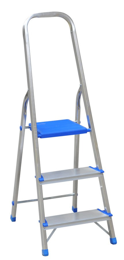 Free-standing Aluminum Ladder 130 Cm 2 Steps + Platform
