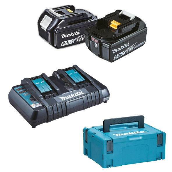 Power Kit 18v 6ah (bl1860b*2+dc18rd)