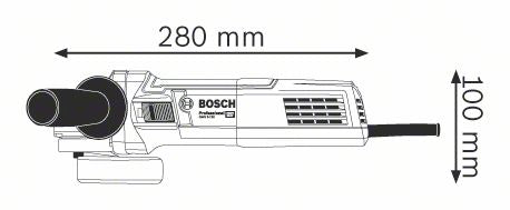 Sarokcsiszoló 125mm Gws 9-125 900w