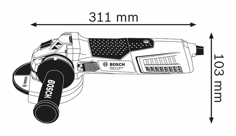 Uillinn grinder 125mm Gws 19-125 Ci 1900w