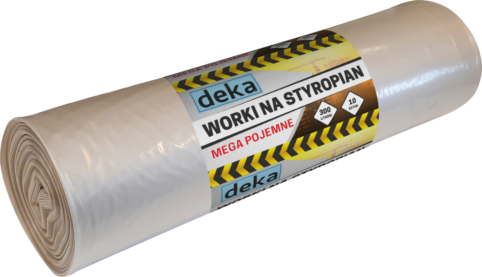 Mega kapacitású 300l-es szalma hungarocell zacskók