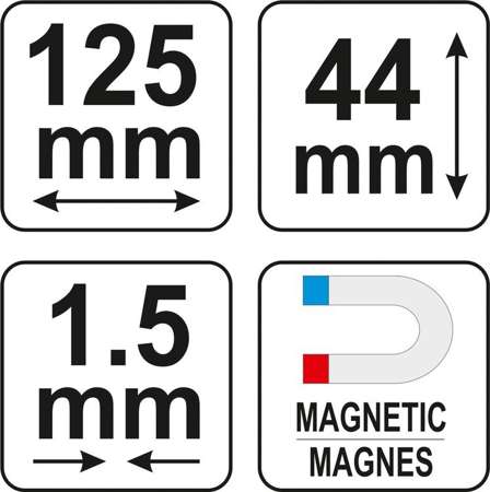 125 mm profielmonster