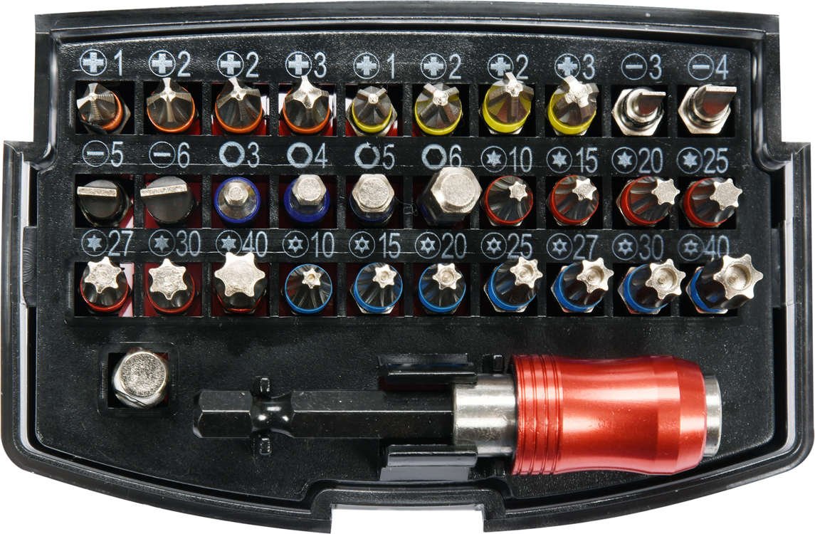 Schroevendraaierbitset 32-dlg.
