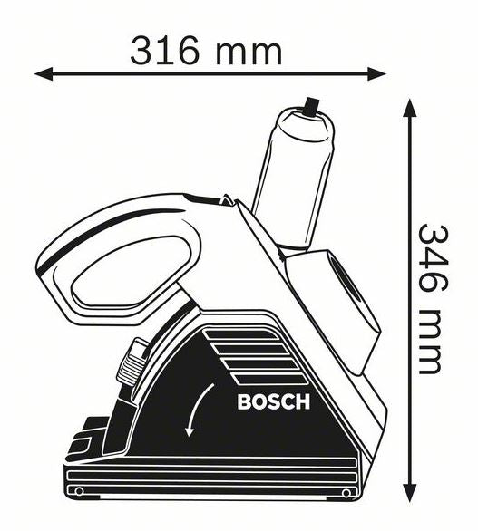 Gnf35ca 1400w 35mm Wall Chaser