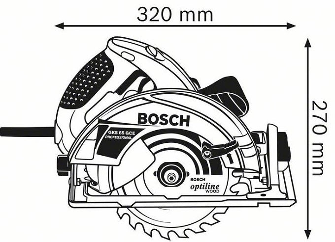 Gks 65 Gce 1800w циркулярен трион