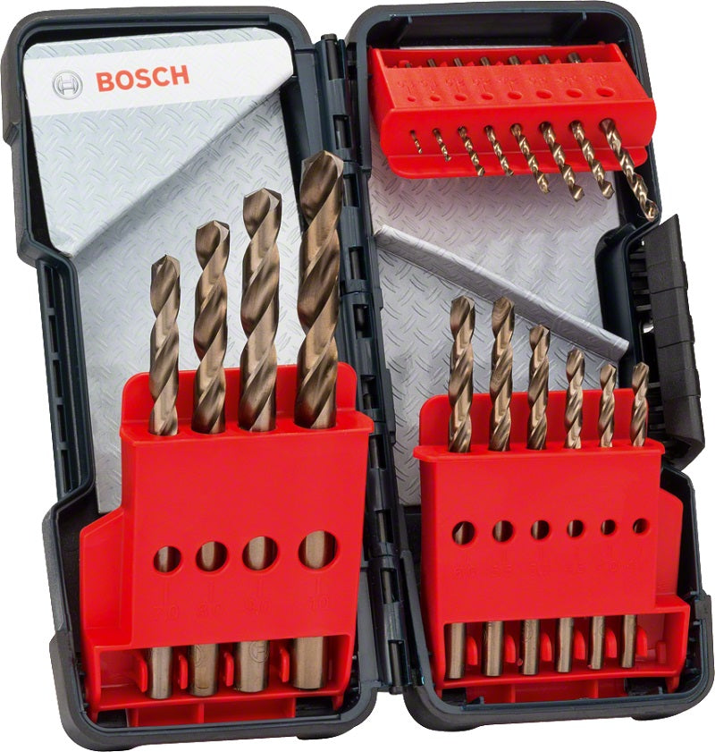 Set de gaurit Hss-co 18 buc.