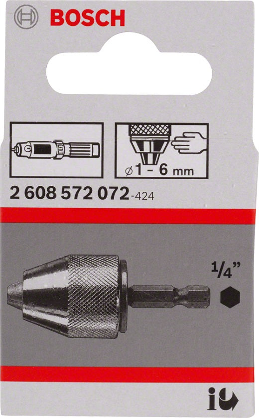 Samoupínací sklíčidlo vrtačky 1-6mm 1/4''