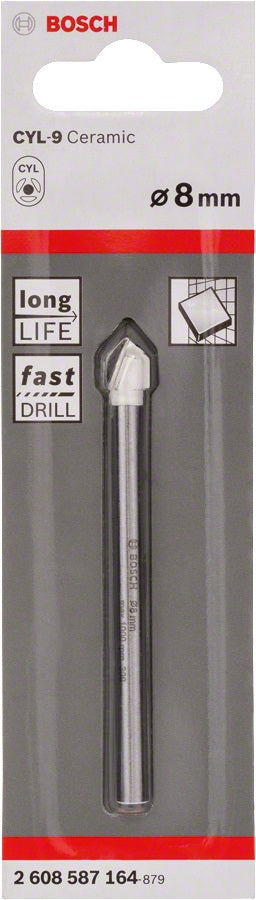 Cyl-9 Softkeramisk bor til glas og keramik 8*80mm