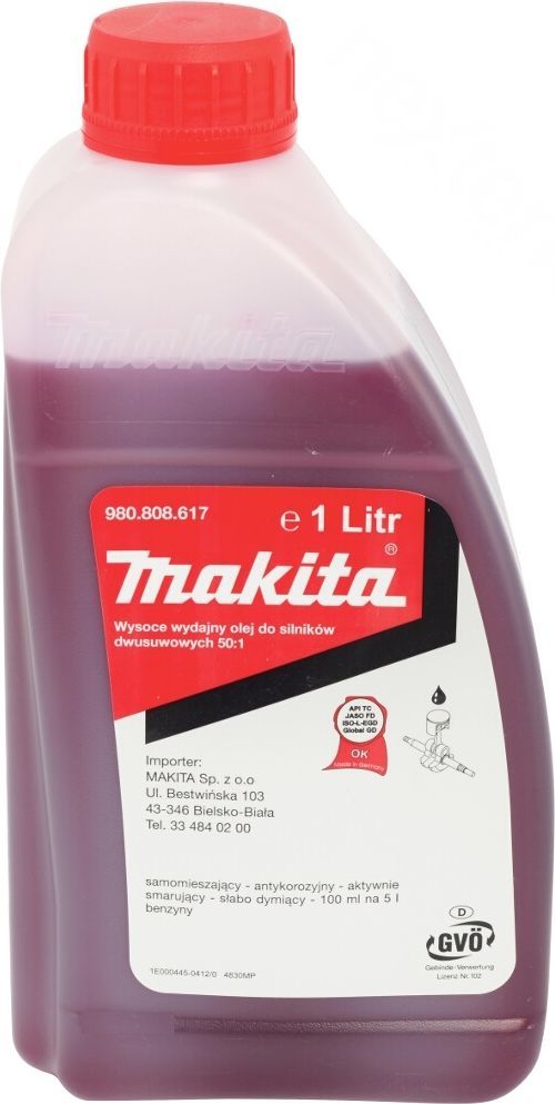 Mélange d'huile moteur 2 temps 1l Pl