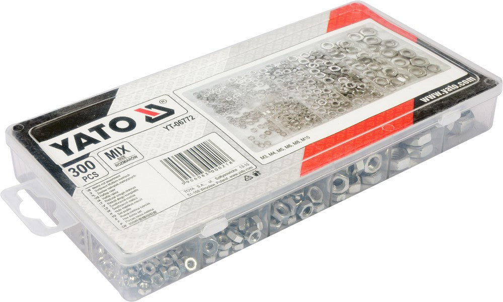 300 st Metric Mix Nötter Din 934