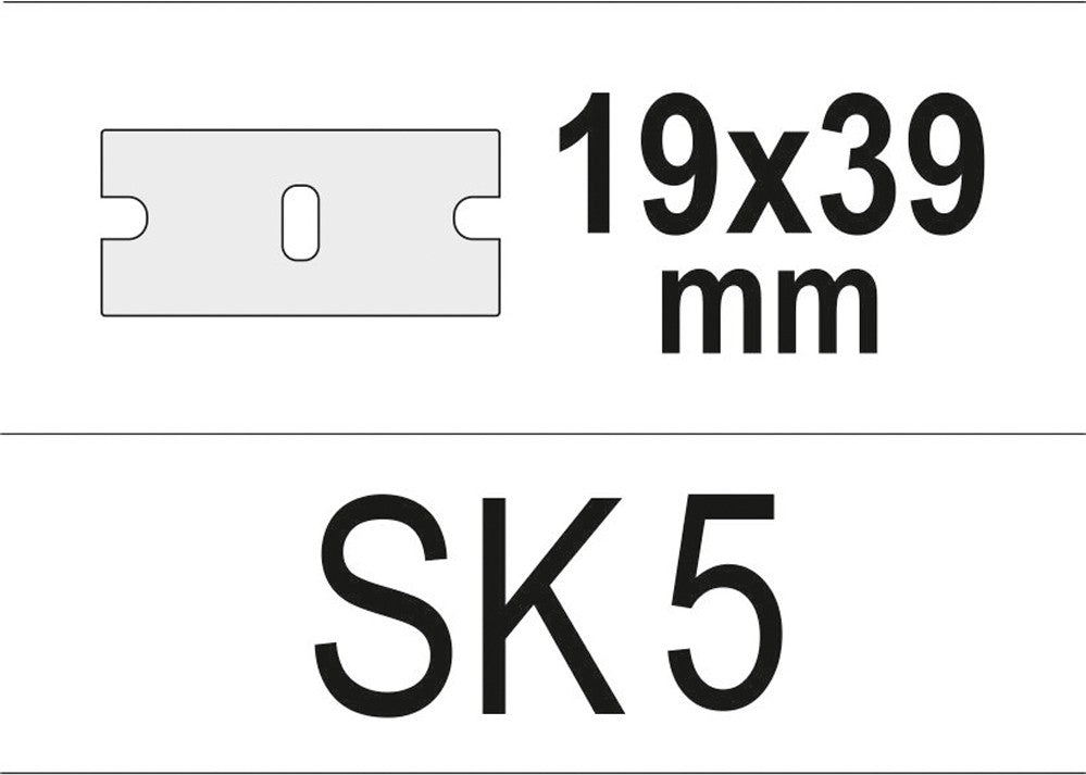 Raamschrapermessen 10 st.