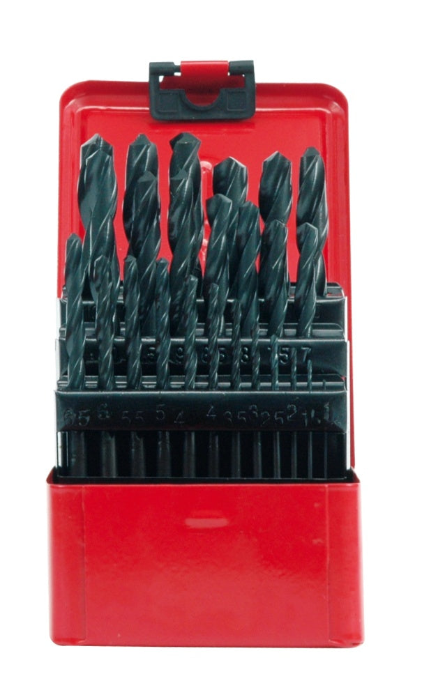 Jeu de forets pour métal 1-13mm 25 pièces.