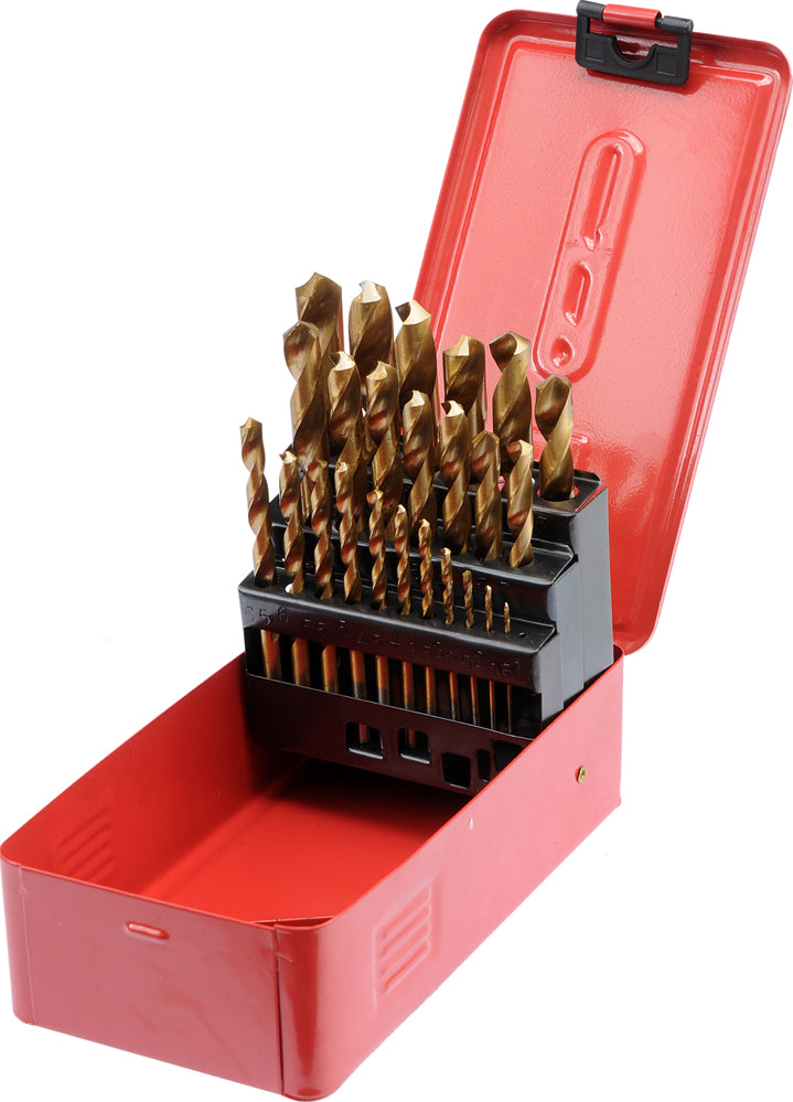 Titanium Drill Set For Metal 1-13 25 Pcs.