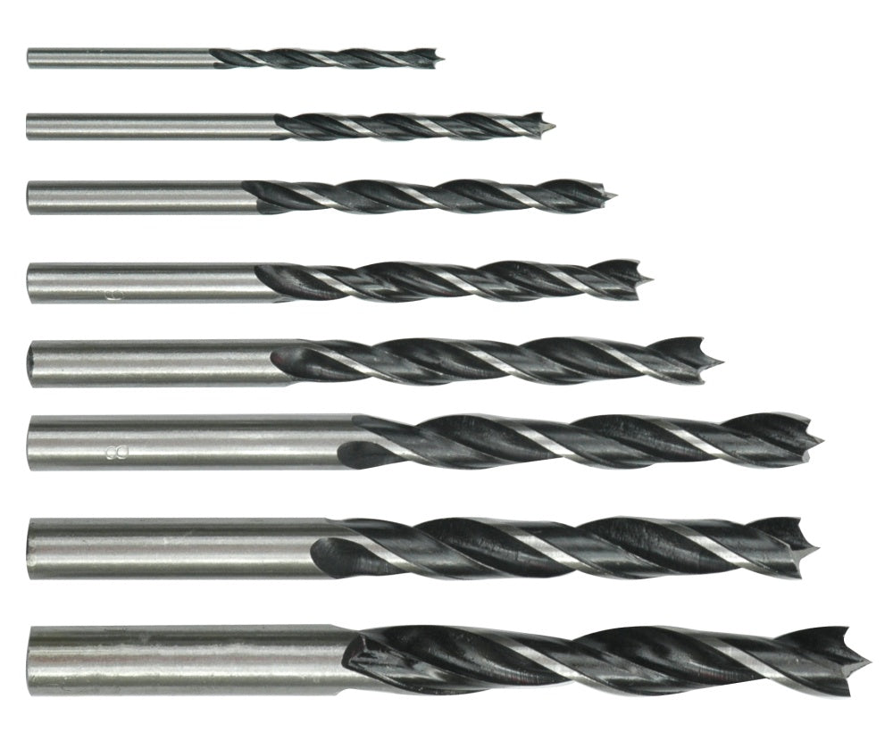 Burghie pentru lemn 3-10mm 8 buc