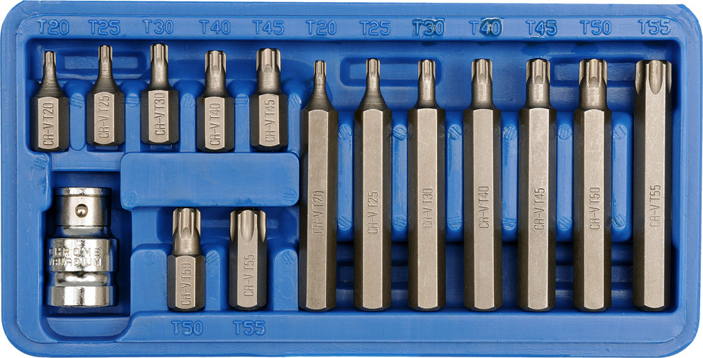 Socraigh Giotán Torx T20-t55 15 Píosa