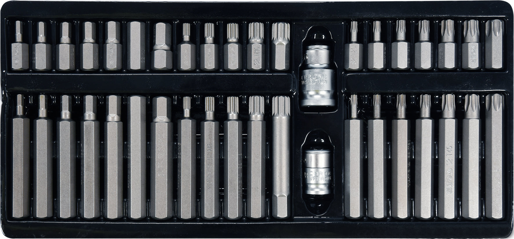 Tacar de 40 píosa heicsidheachúlach agus eochracha torx