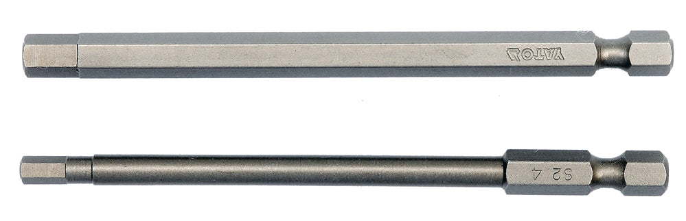Schroevendraaierbits 1/4'' 2 stuks Hex Fraudebestendig 4*100 6*100