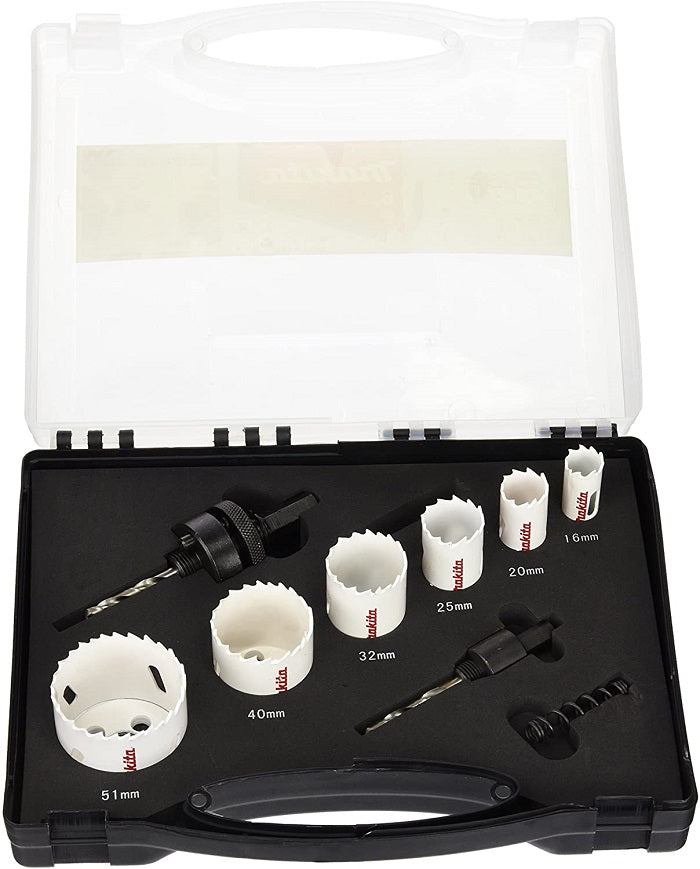 Hålsågssats 9 st 16/20/25/32/40/51mm