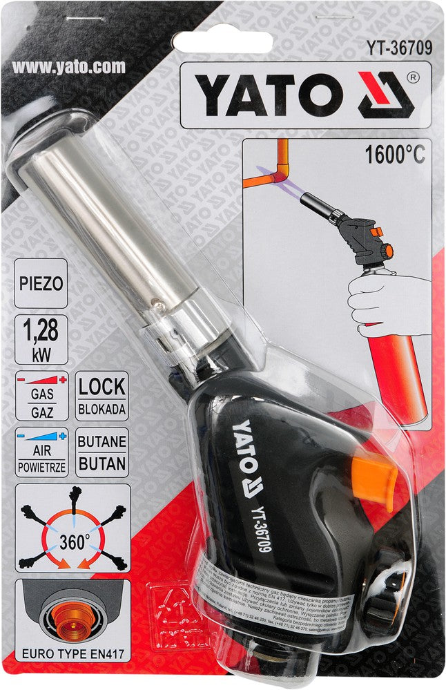 Plynový hořák s piezo zapalováním 1,28kw výkon