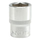 Krátka zásuvka 6-bodová chrómová 1/2'' 19mm