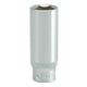 Long Socket 6 pontos króm 1/2'' 21mm