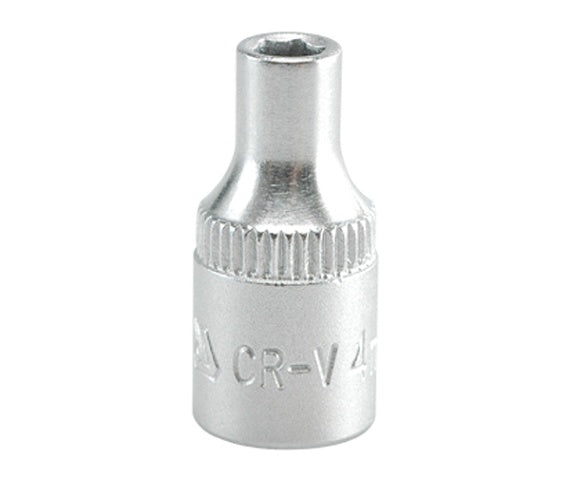 Short Socket 6-punkts Crv 1/4'' 6mm
