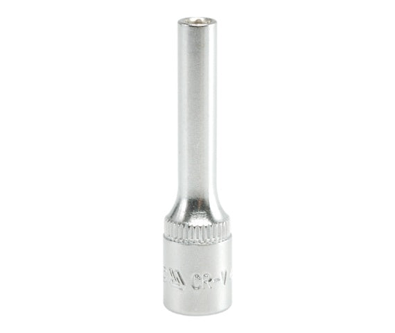 Priză lungă 6 puncte Crom 1/4'' 8mm