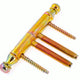 Retro Screw-in Hinge Galvanized 16*112mm