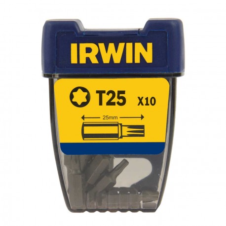 Torx Skruvmejsel Bits 1/4' 25mm 10 Styck T25