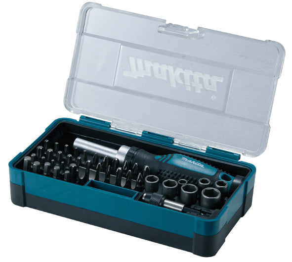 Set Of Bits And Sockets With Ratchet 47 Pcs