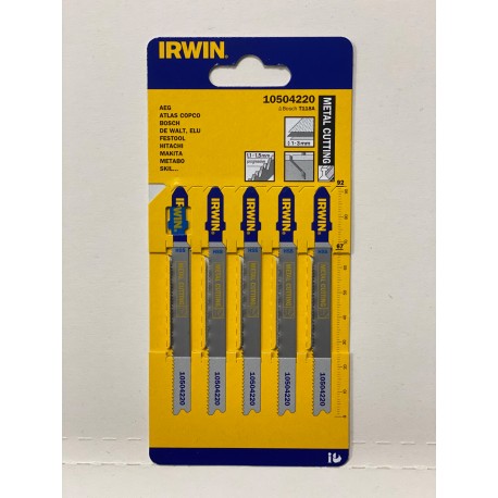 Jigsaw Blade For Metal Set Of 5 Type T118a