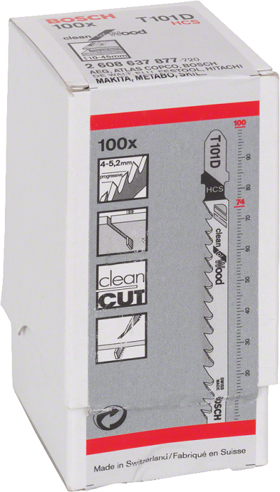 Stiksavsblad T101d 100 Stk.