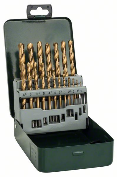 Set burghie metal Hss-stan 19 buc 1-10mm