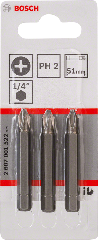 Punta Albero Punta Ph2 51mm Eh 3pz