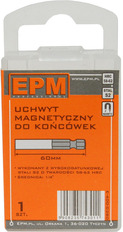 Magnetyczny uchwyt na bity 1/4