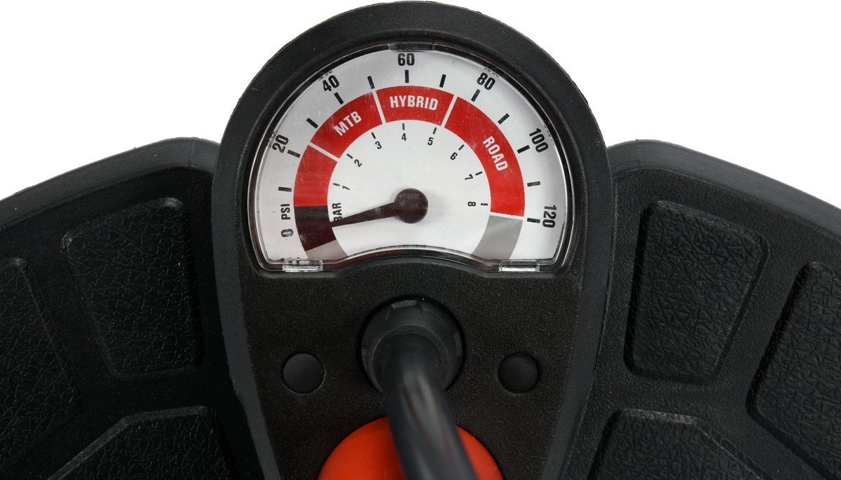 Posthandpomp met manometer