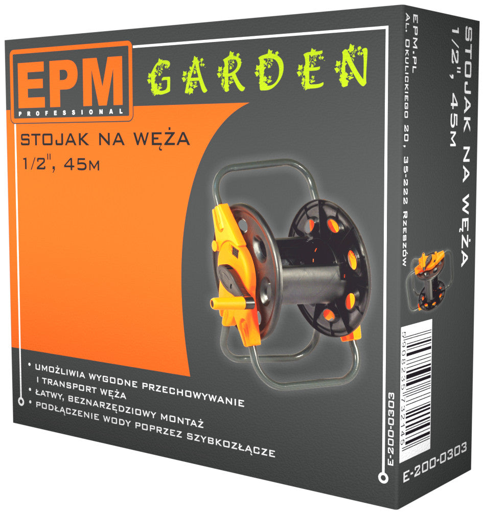 Cărucior pentru furtun 1/2 45m