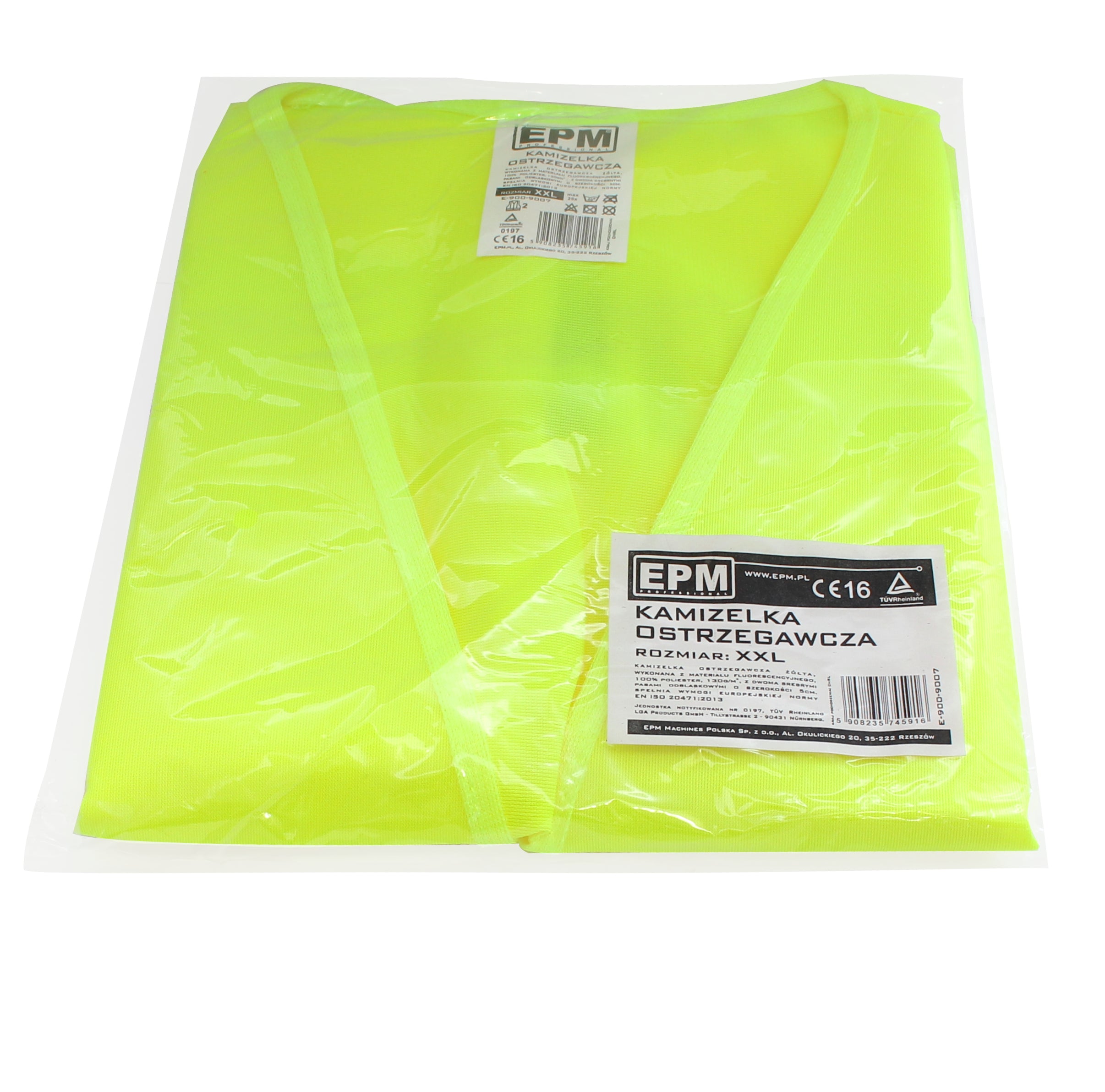 Reflective Yellow Vest Xl