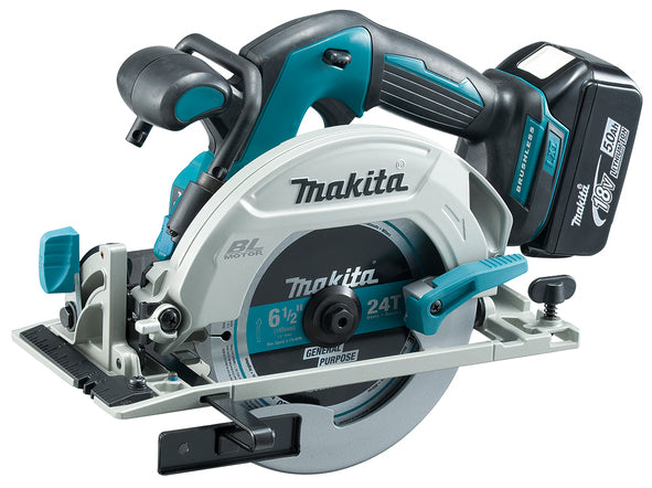 Cordless Circular Saw 165mm 18v Bldc 2*5.0*ah