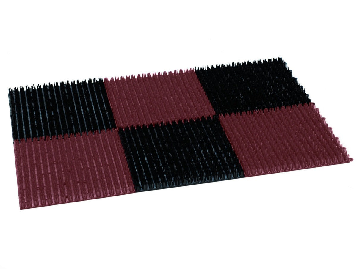 Zerbino in plastica per erba 6 pezzi 36*55 cm Nero/marrone