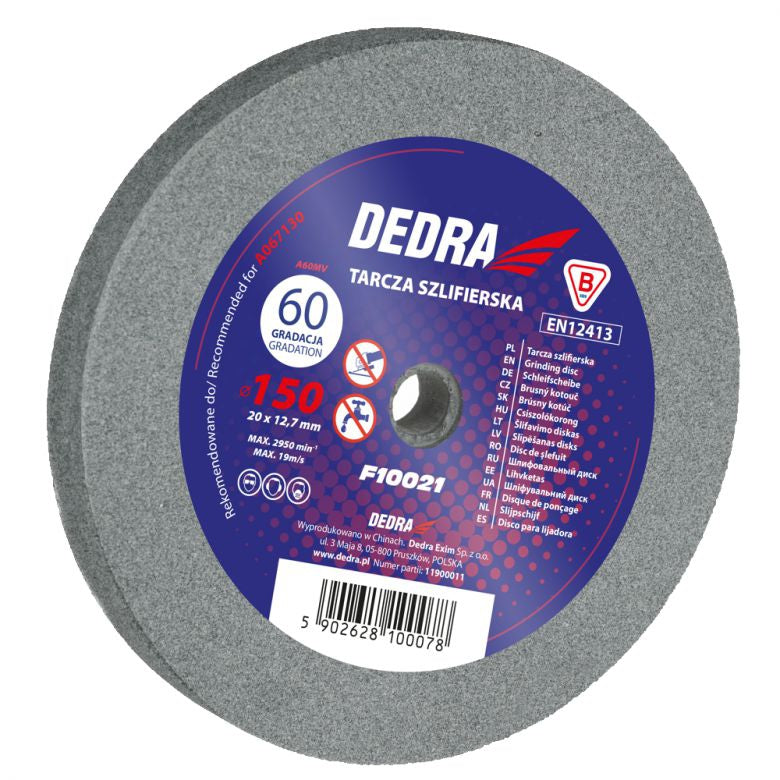 Disco abrasivo 125x16x12,7 Gr60