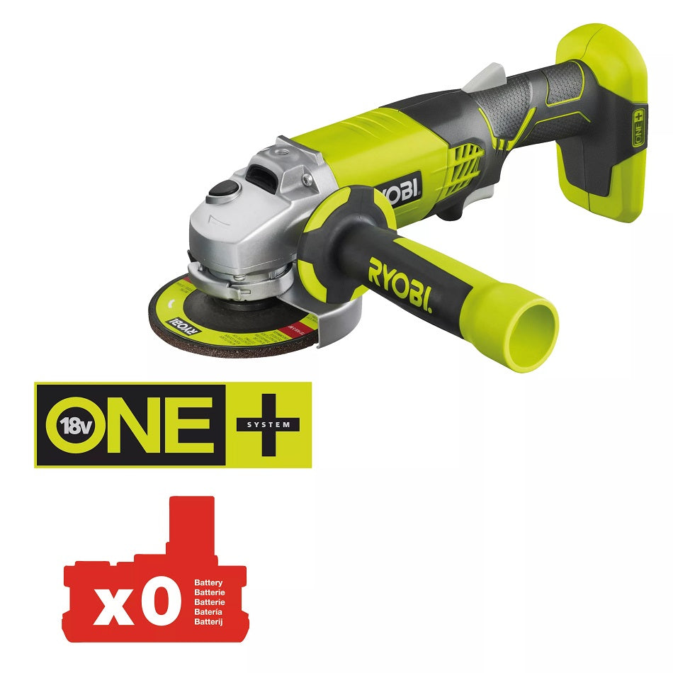Meuleuse d'angle sans fil R18ag-0 18v 0*ah One+