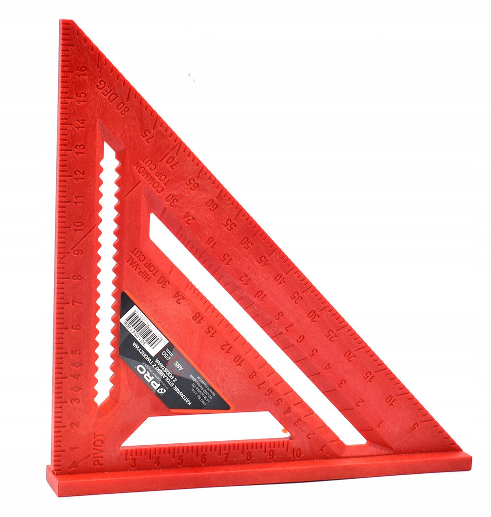 Squadra Da Falegname In Plastica Con Base 180 Mm