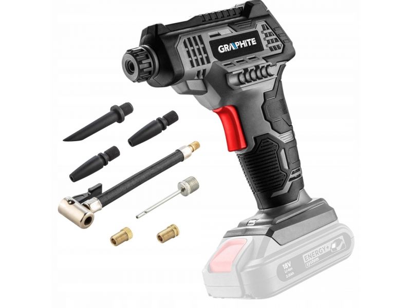 Lcd batterikompressor 18v 0*ah