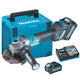 Cordless Angle Grinder 125mm 40v Xgt 2*4.0ah Makpac