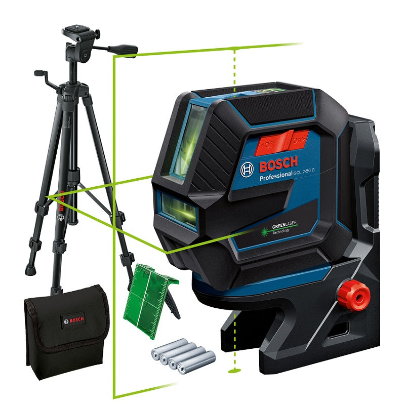 Cross Laser Gcl 2-50 G Verde + Bt 150 + Rm 10